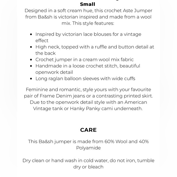 New w/Tags Aste Sweater by Ba&sh - Picture 4 of 11